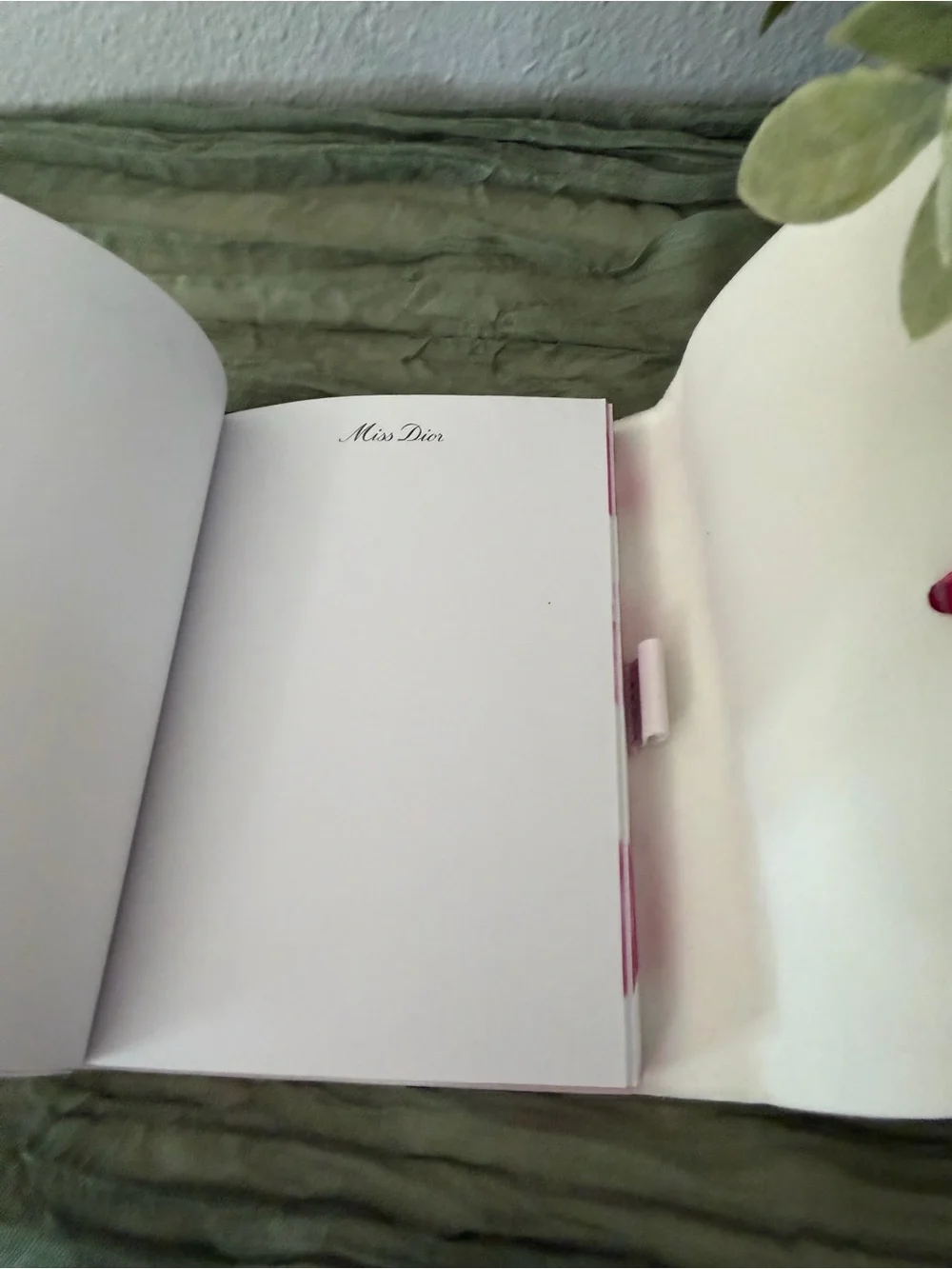 Limited Edition Miss Dior Pink Leatherette Notebook